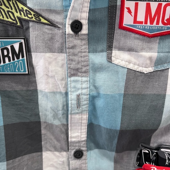 Lightening McQueen Button Down Shirt - Picture 2 of 10